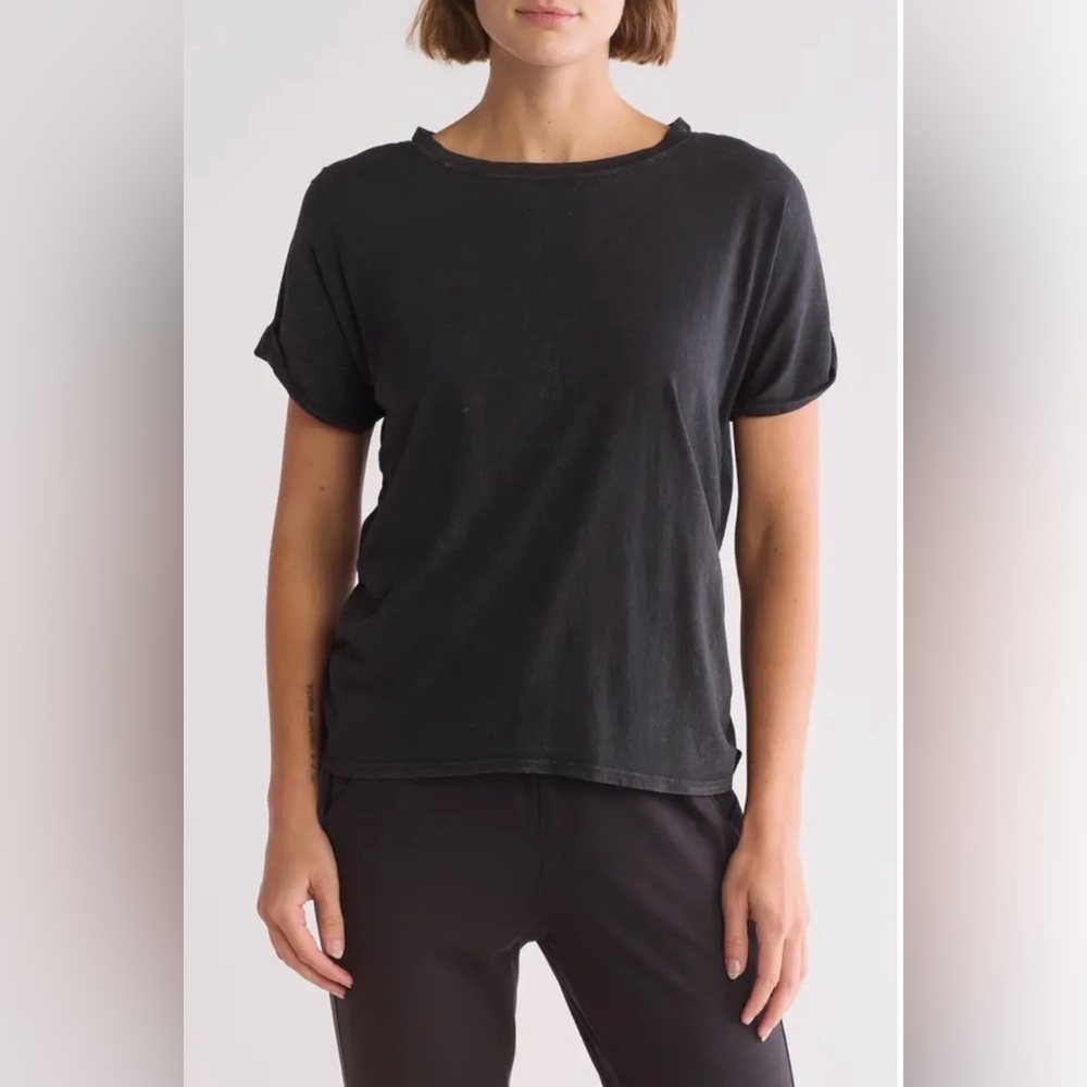 Zella Vintage Wash Ruched T-shirt🖤